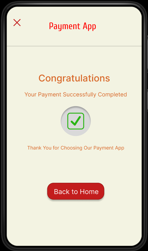 done payment Mockup
